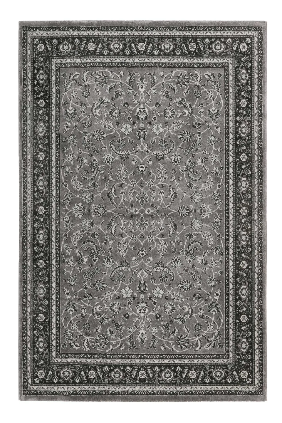 weconhome-kurzflor-teppich-oxford-grau-anthrazit-paisley-gewebt image 1