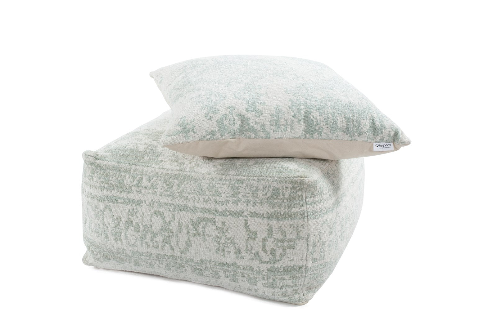 kayoom-paramount-pouf-cushion-set-110-2-teiliges-retro-set image 1