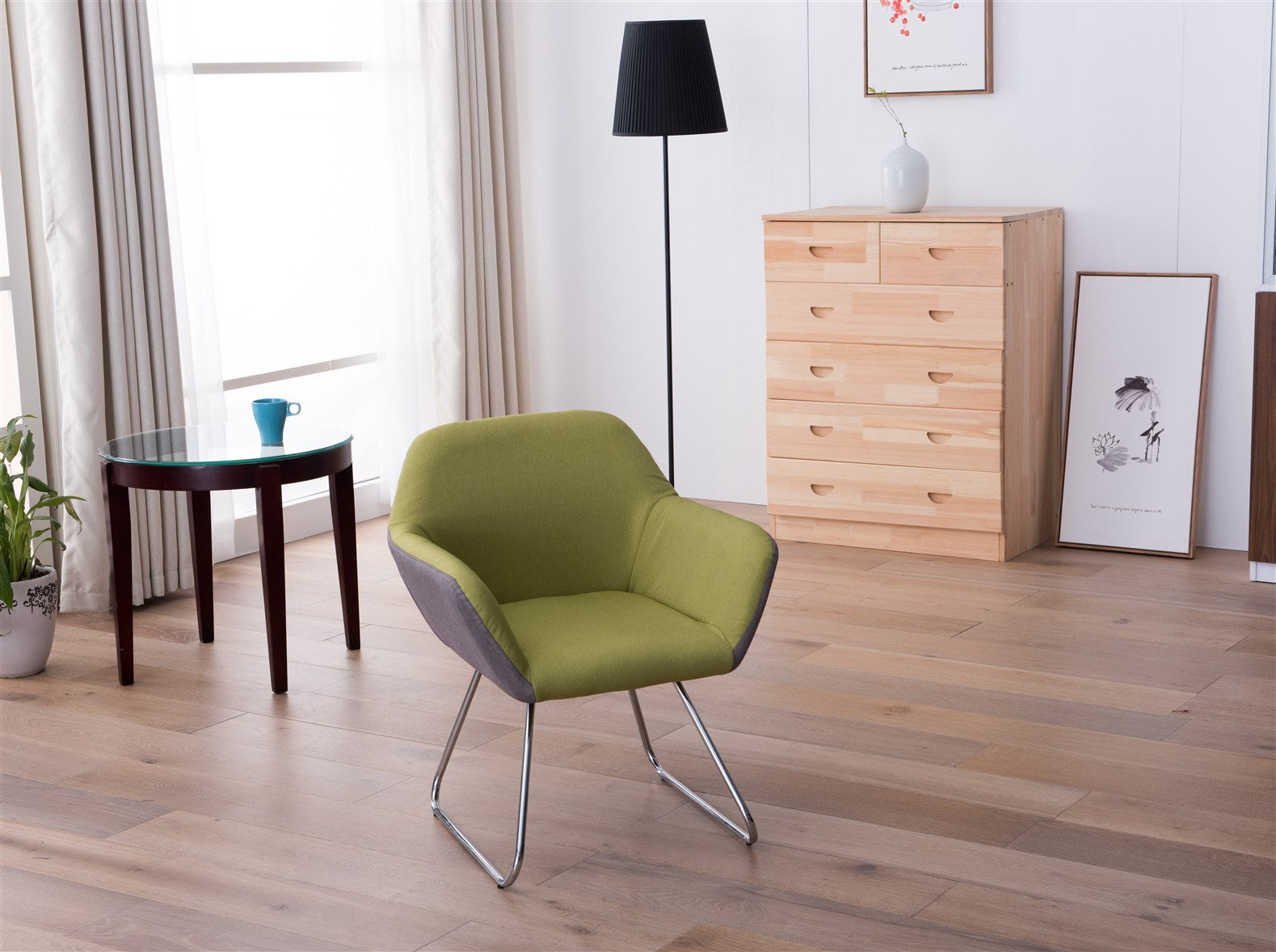 kayoom-stuhl-maxim-160-unifarbener-relaxstuhl-in-grau-mit-schaumstofff-llung-und image 6