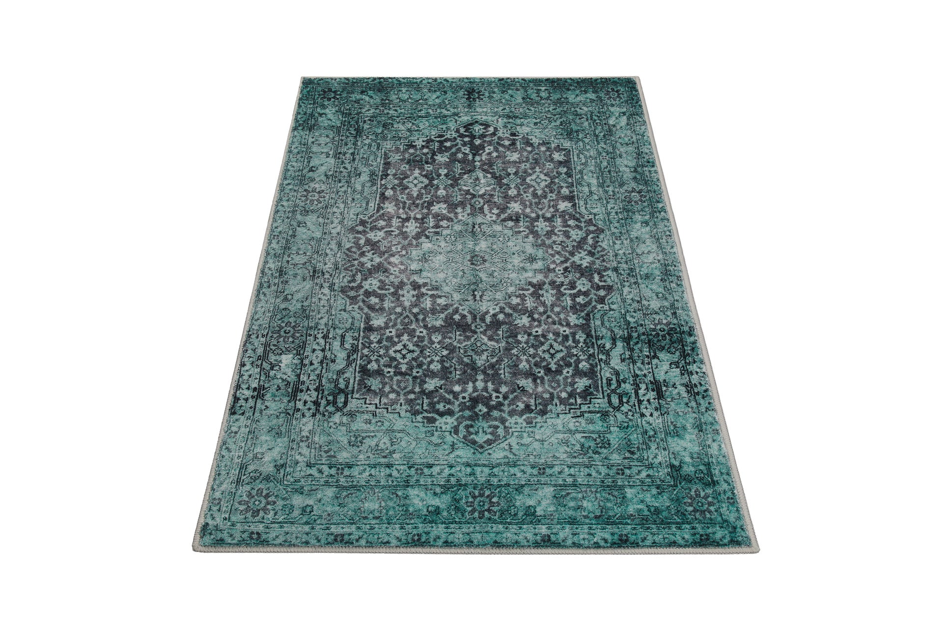 weconhome-badteppich-gr-n-ralph-vintage-oriental-eckig image 4