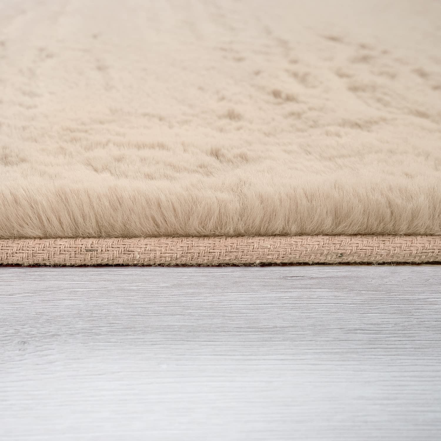 paco-home-hochflor-teppich-teddy-60x90-cm-kunstfell-optik-in-beige-creme-sand image 2