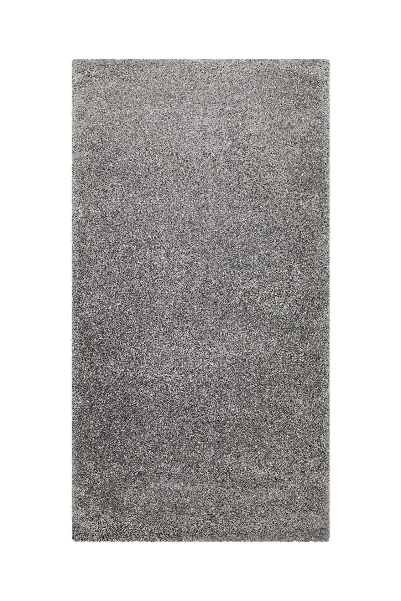weconhome-topas-silver-hochflor-teppich-grau-60x110 image 1