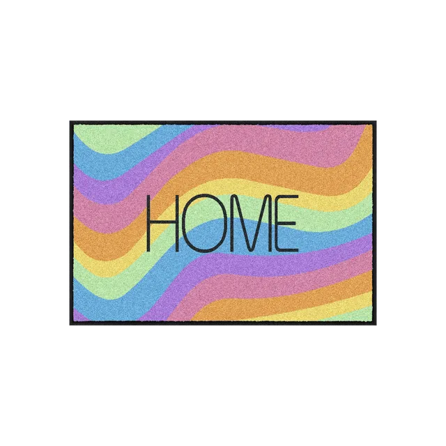 salonloewe-rainbow-wave-home-eingangsmatte-50-x-75-cm-farbenfrohe-fu-matte-mit-h image 1