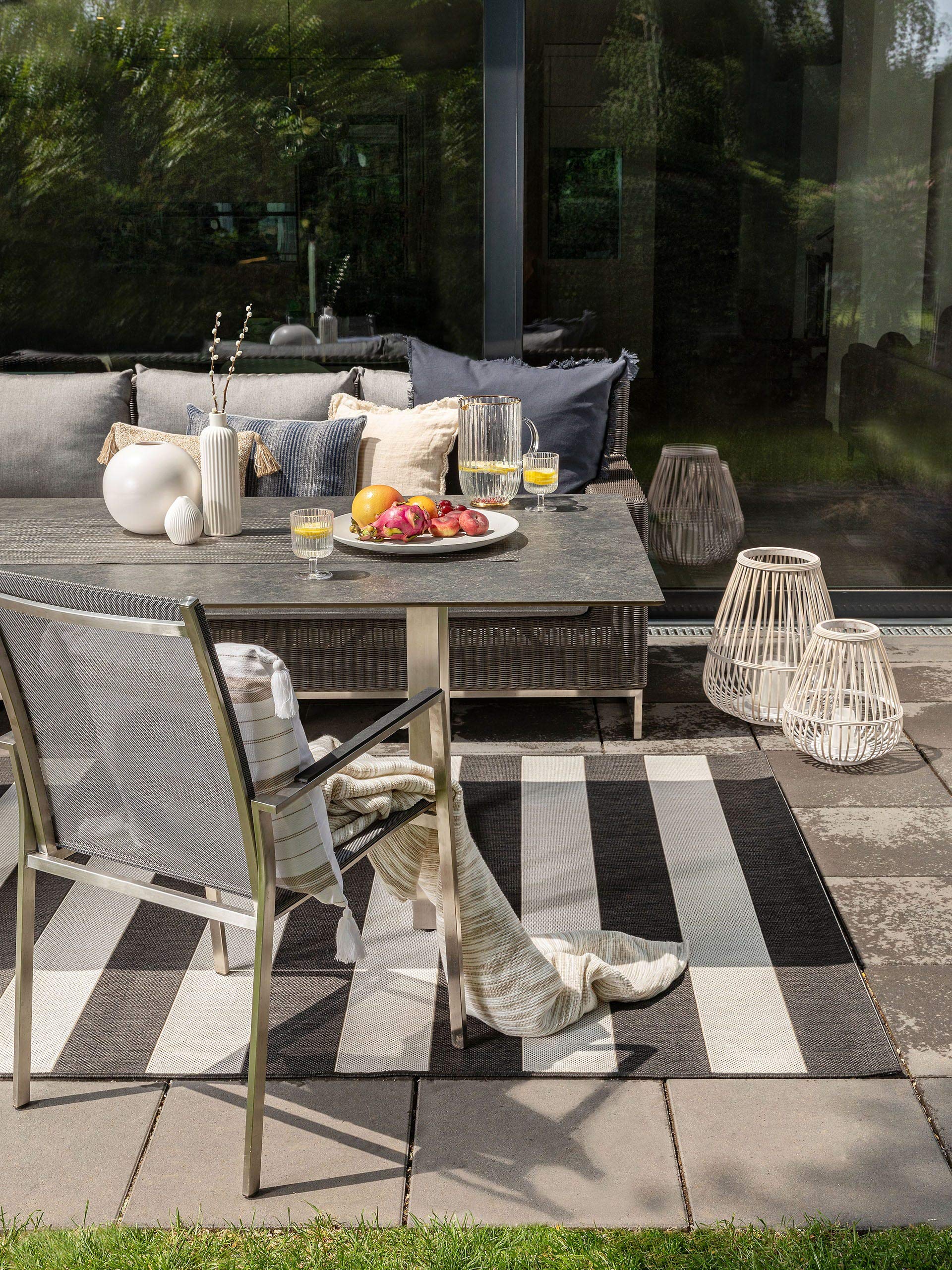 benuta-plus-metro-in-outdoor-teppich-schwarz-140x200-cm image 2