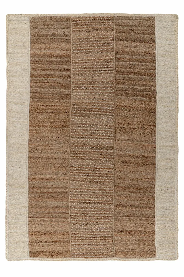 kayoom-cozy-bliss-470-juteteppich-elfenbein-2400-g-m-handgeknotet image 1