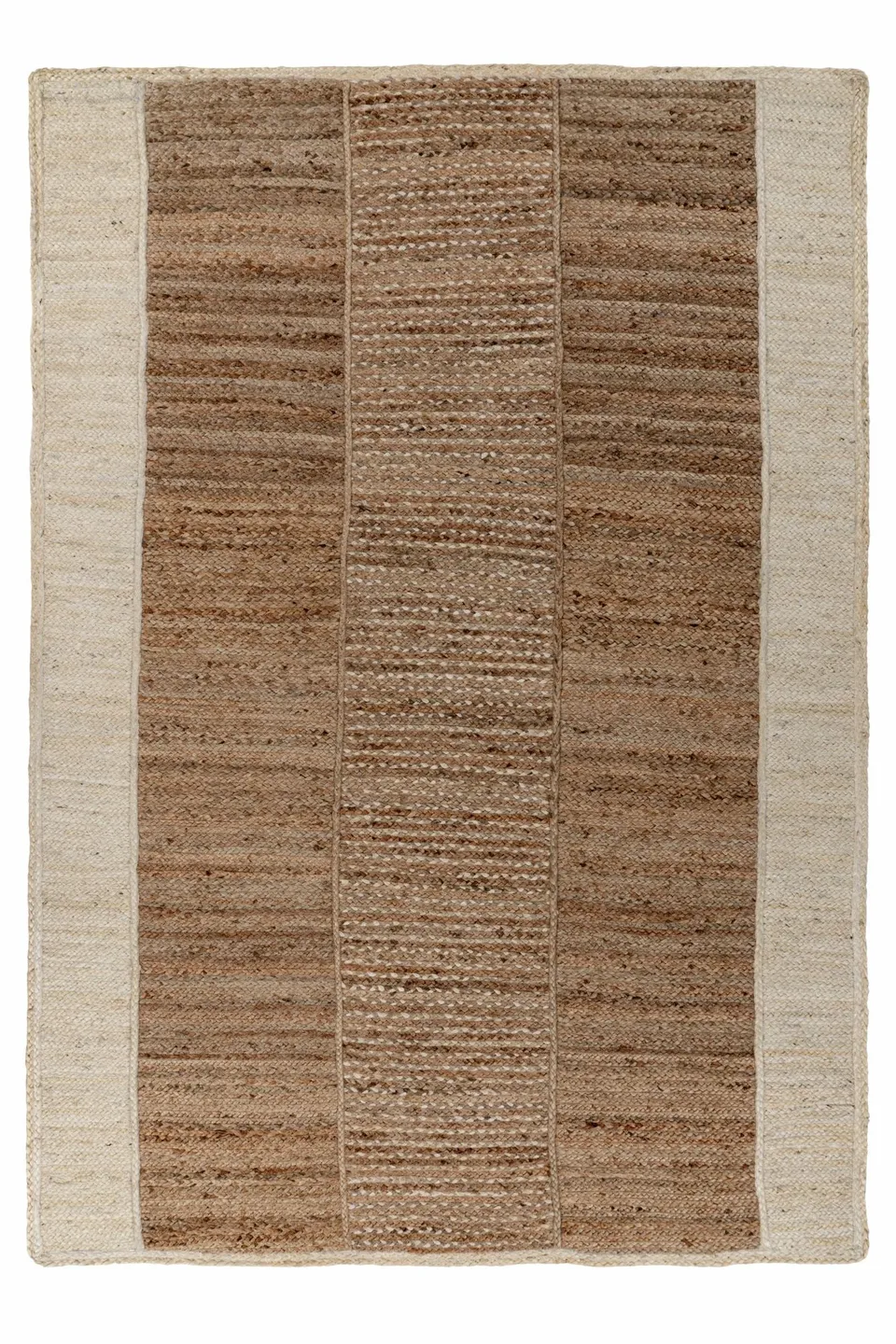 kayoom-cozy-bliss-470-juteteppich-elfenbein-2400-g-m-handgeknotet image 1