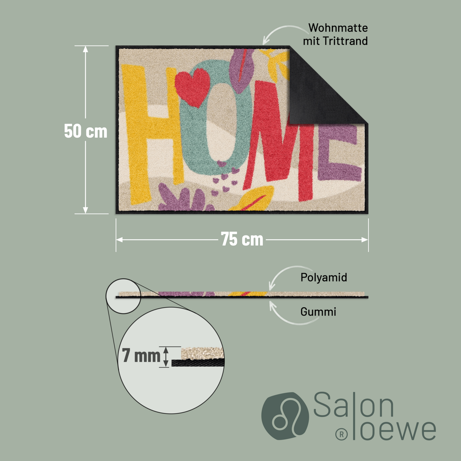 salonloewe-janis-home-fu-matte-50-x-75-cm-bunte-home-buchstaben-eingangsmatte image 4
