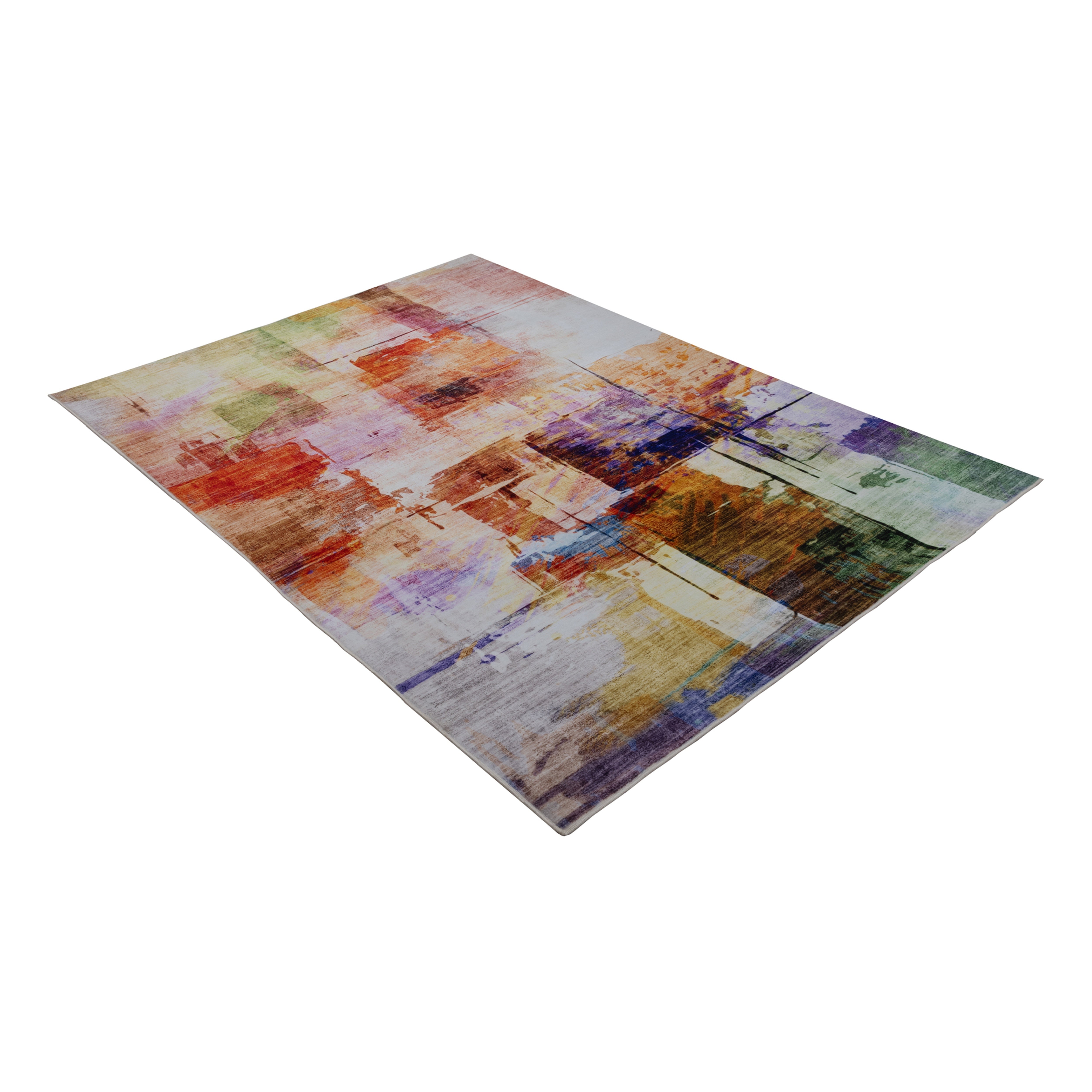 kayoom-visionary-134-multi-kurzflorteppich-6-mm-florh-he-900-g-m-polyester-mehrf image 2