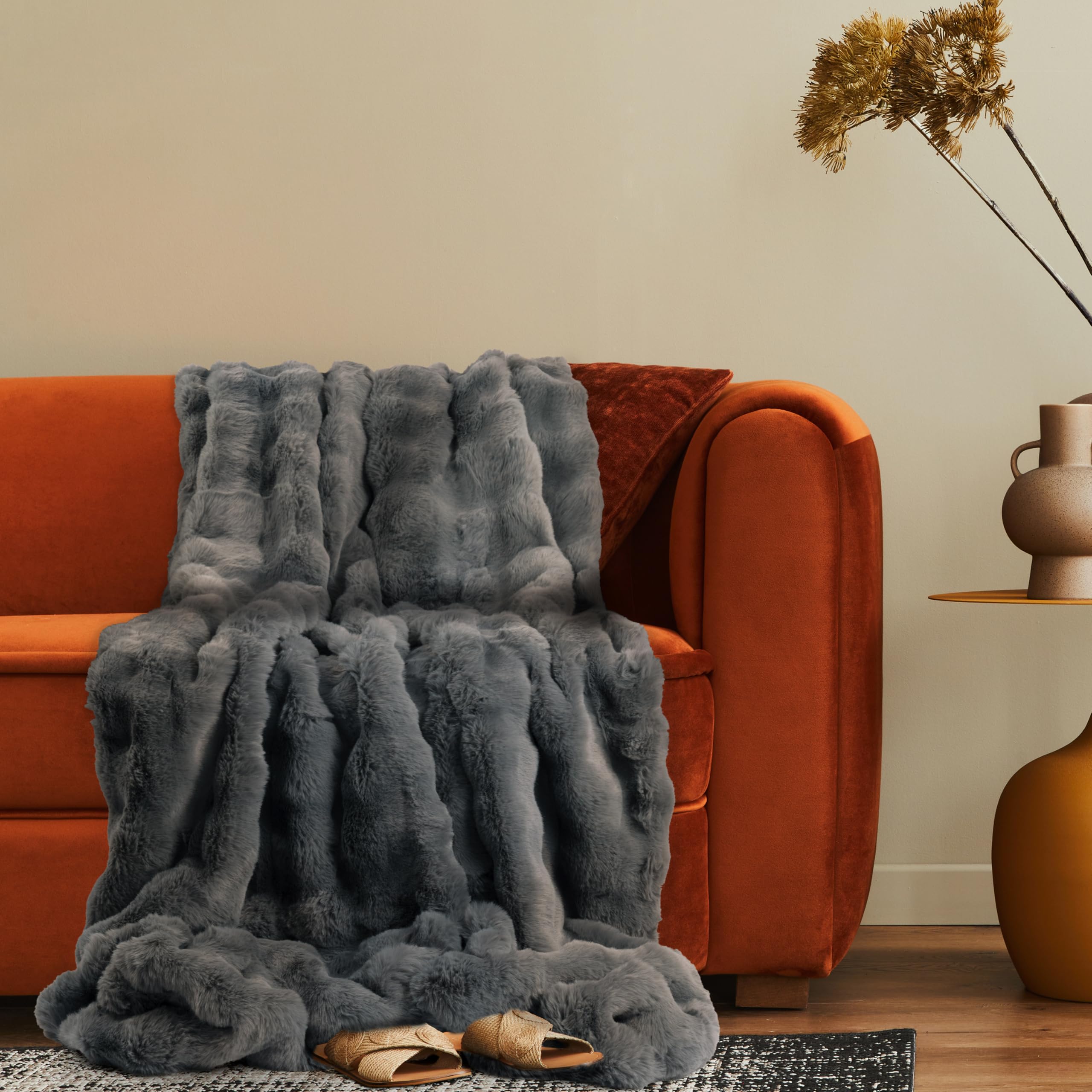 paco-home-kuscheldecke-rautenmuster-200x240cm-anthrazit image 1