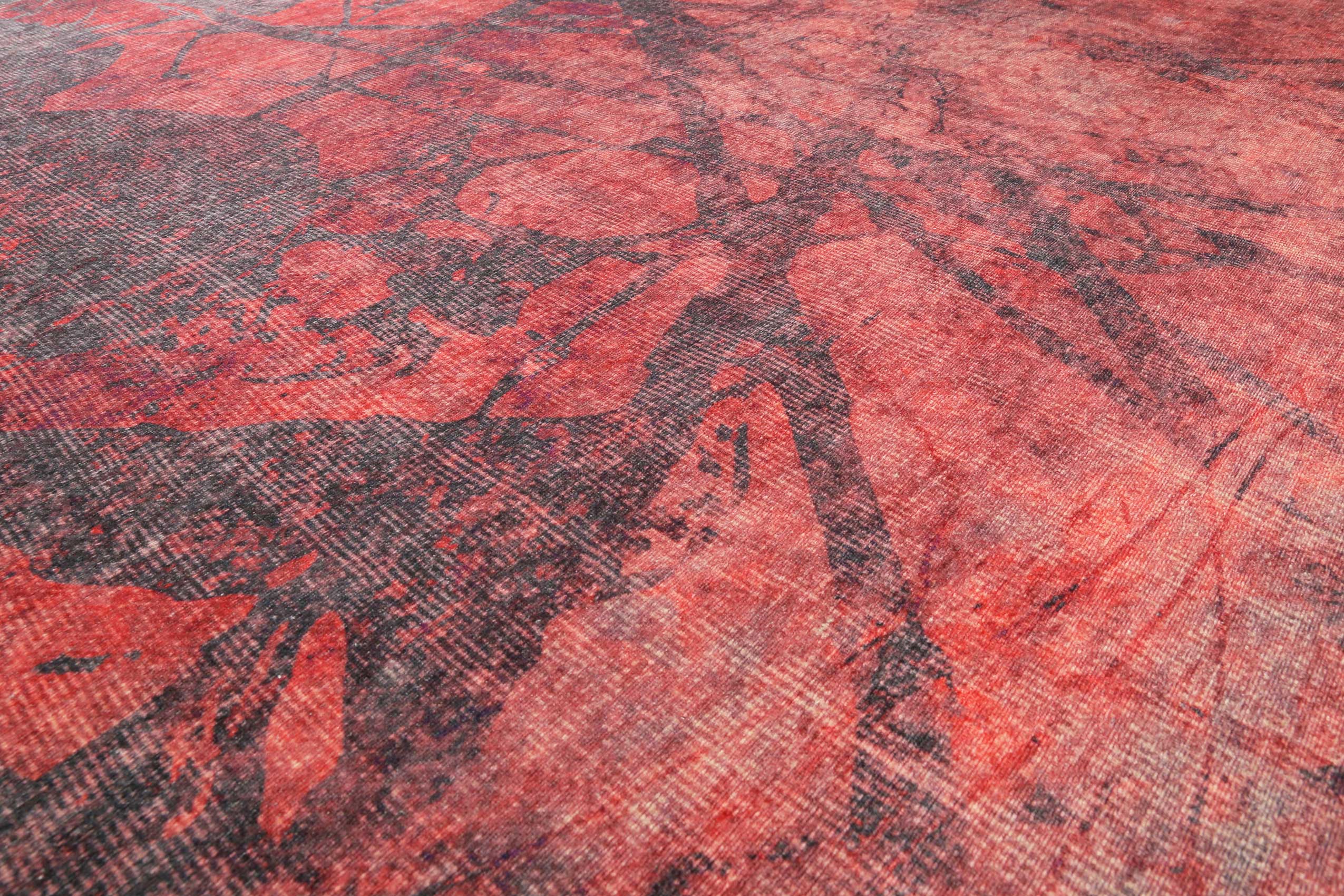 weconhome-pepe-vintage-teppich-rot-kurzflor image 5