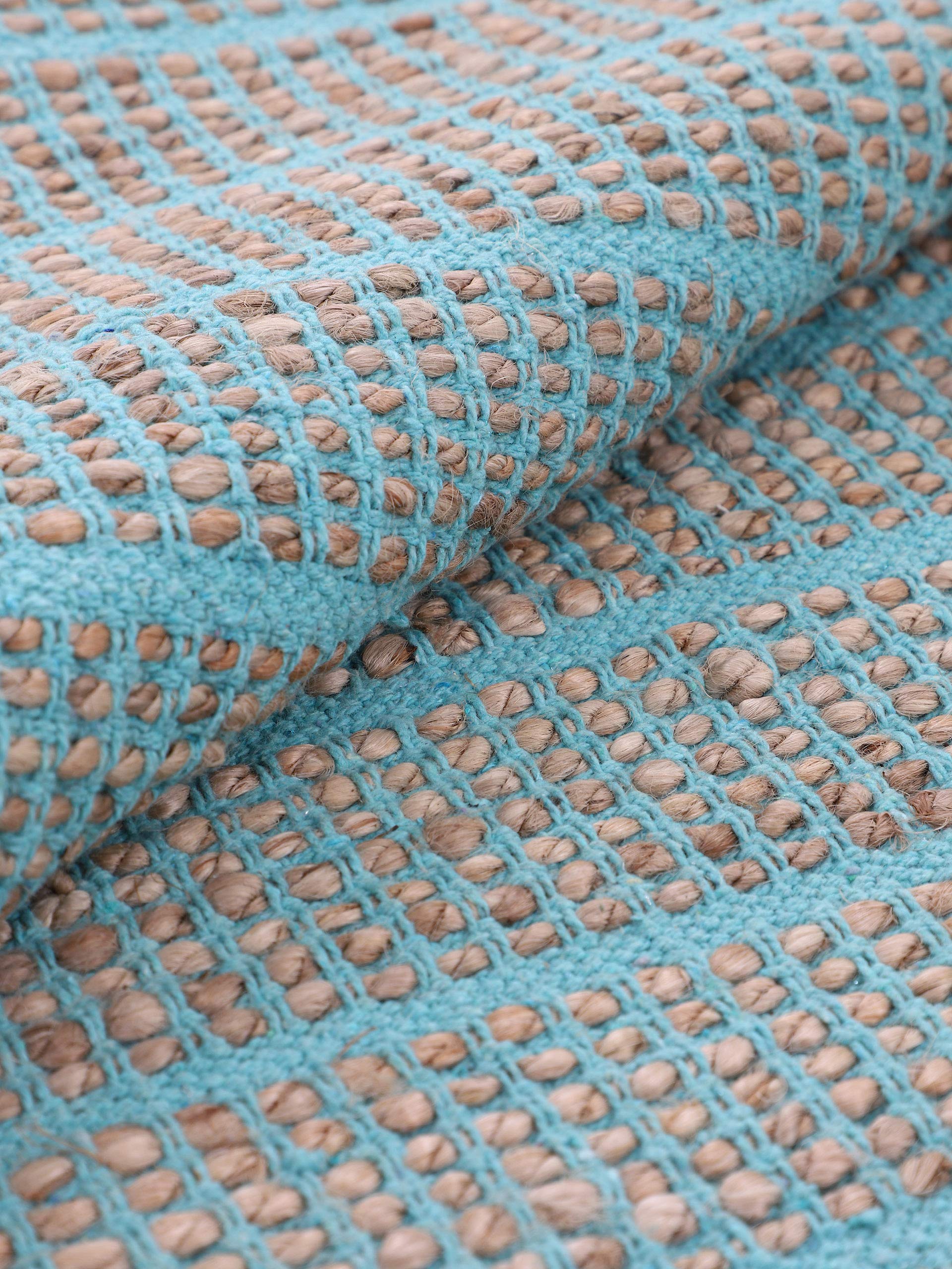 carpetfine-lara-juteteppich-t-rkis-140x200-cm-rechteckig image 6