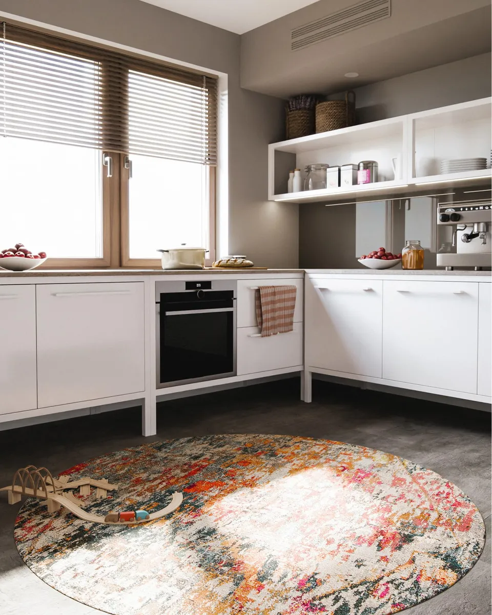 benuta-nest-vintage-teppich-casa-mehrfarbig-160-cm-rund image 1