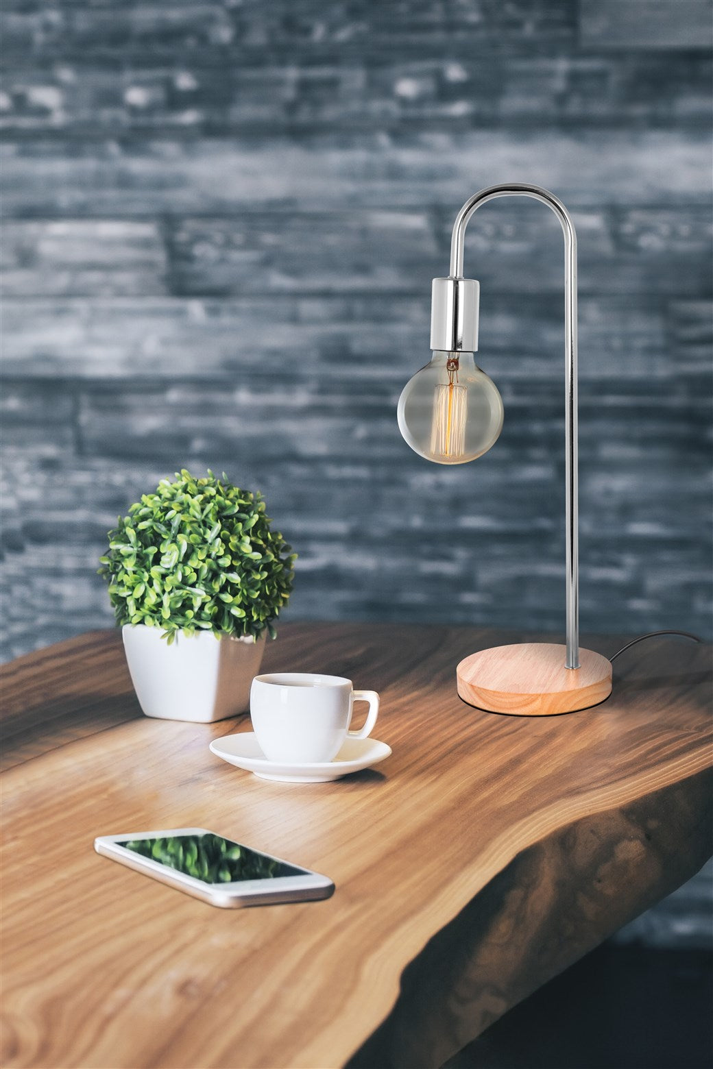 kayoom-tischlampe-vinara-625-elegante-tischleuchte-mit-flexiblem-metallhals image 2