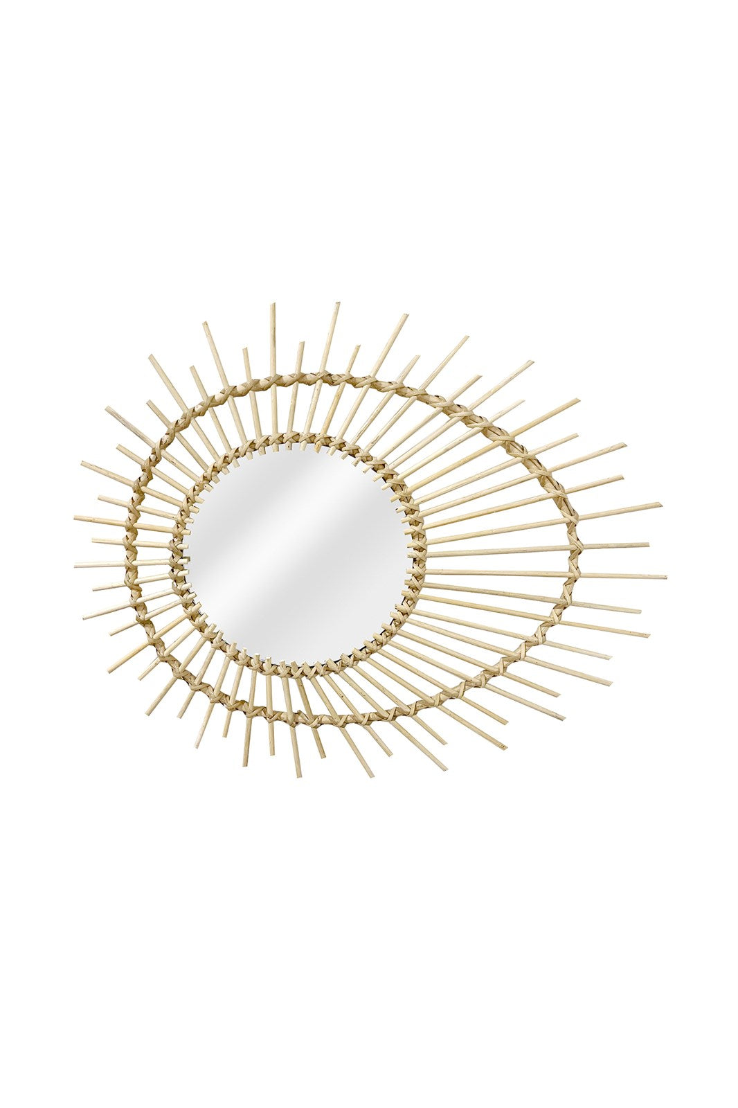 kayoom-rattan-spiegel-aina-125-runder-wandspiegel-mit-rattanrahmen image 1