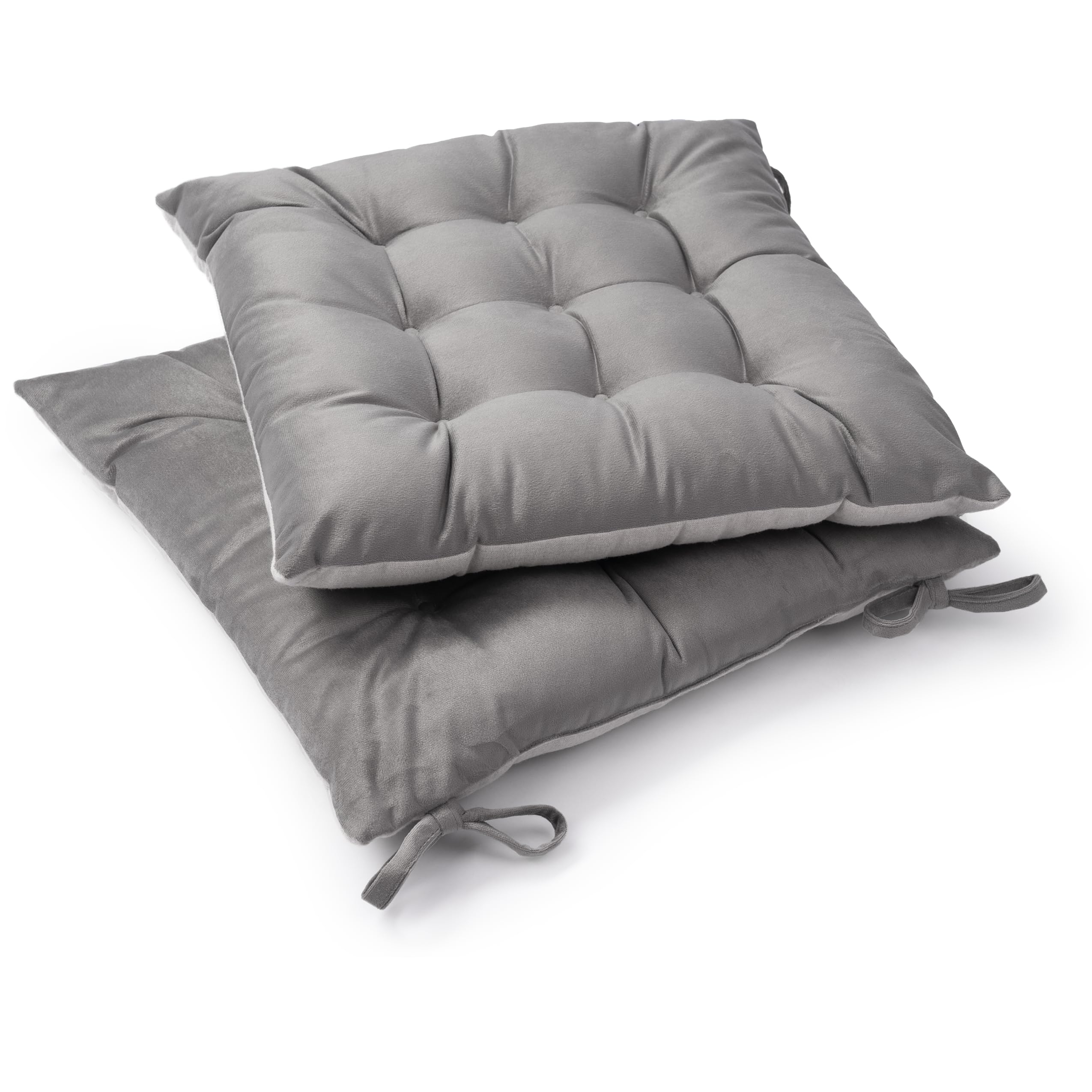 paco-home-sitzkissen-mit-befestigungsb-ndern-40x40-cm-stuhlkissen-indoor-2er-set-4 image 1