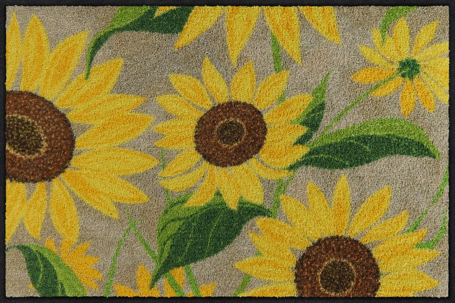 salonloewe-sunflowers-of-ariana-eingangsmatte-50-x-75-cm-gelb-beige image 1