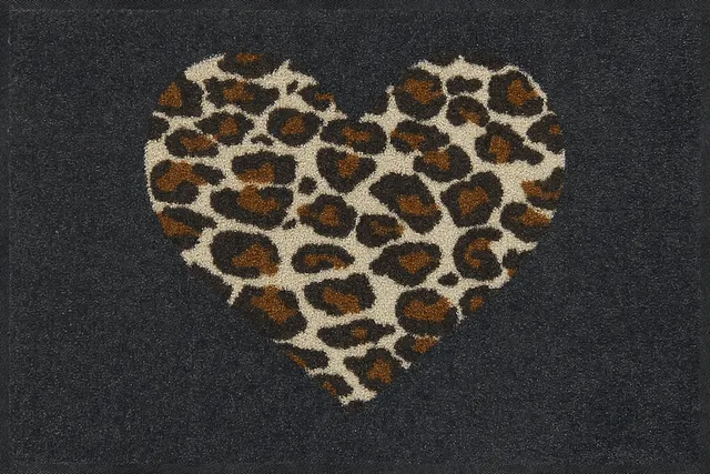 salonloewe-leo-love-eingangsmatte-50-x-75-cm-schmutzfangmatte-mit-leo-design image 1