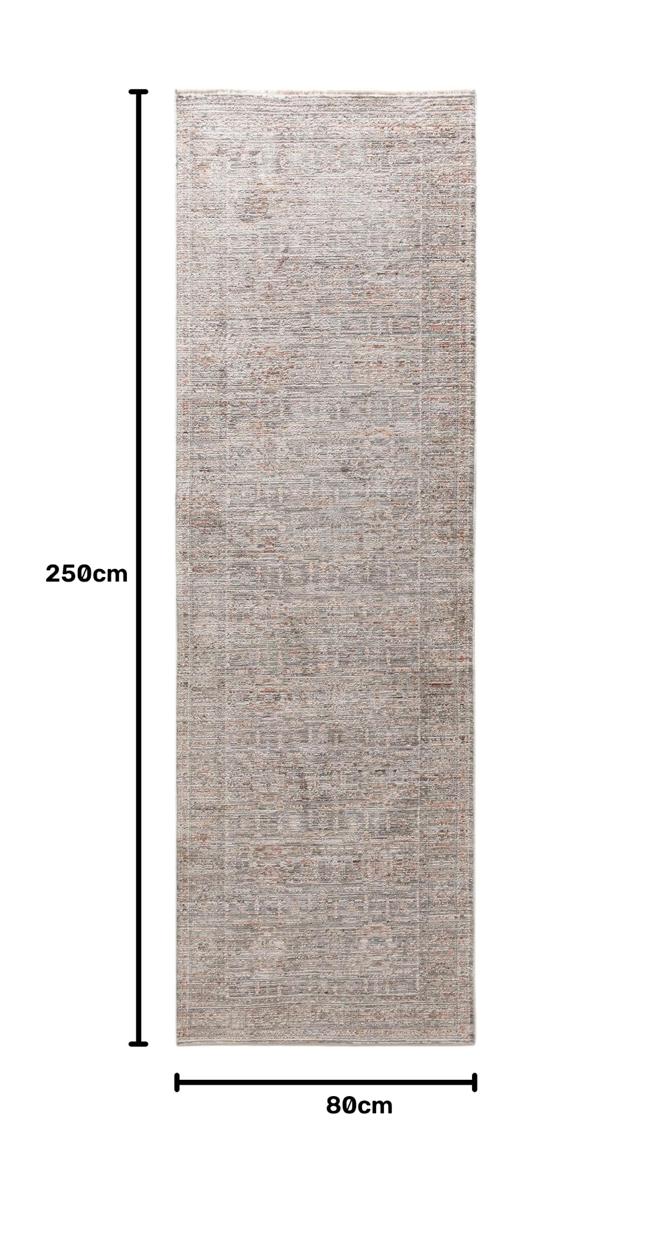 benuta-nest-l-ufer-anwar-grau-orange-80x250-cm-traditionell-orient image 3