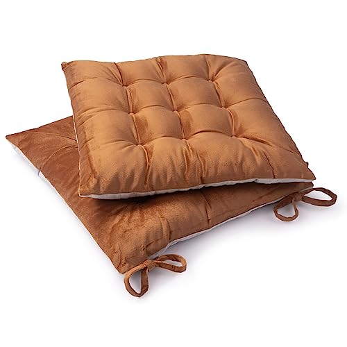 paco-home-sitzkissen-mit-befestigungsb-ndern-40x40-cm-stuhlkissen-indoor-2er-set-2 image 6