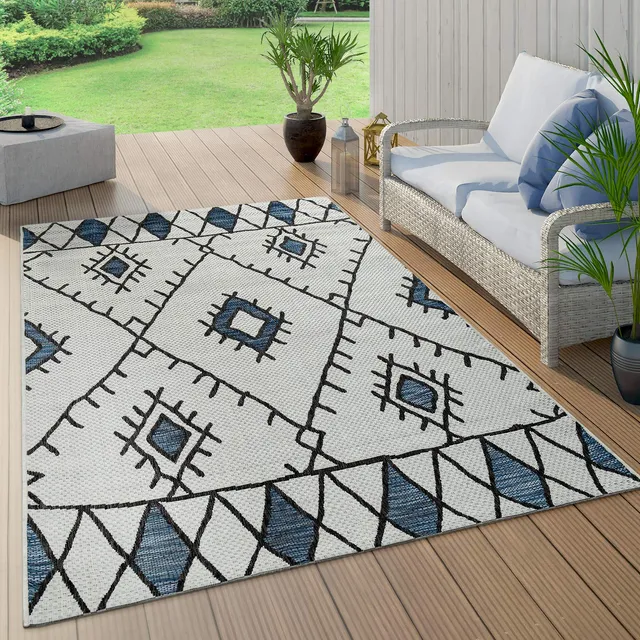 paco-home-in-outdoor-teppich-rauten-ethno-120x160-cm-blau image 1