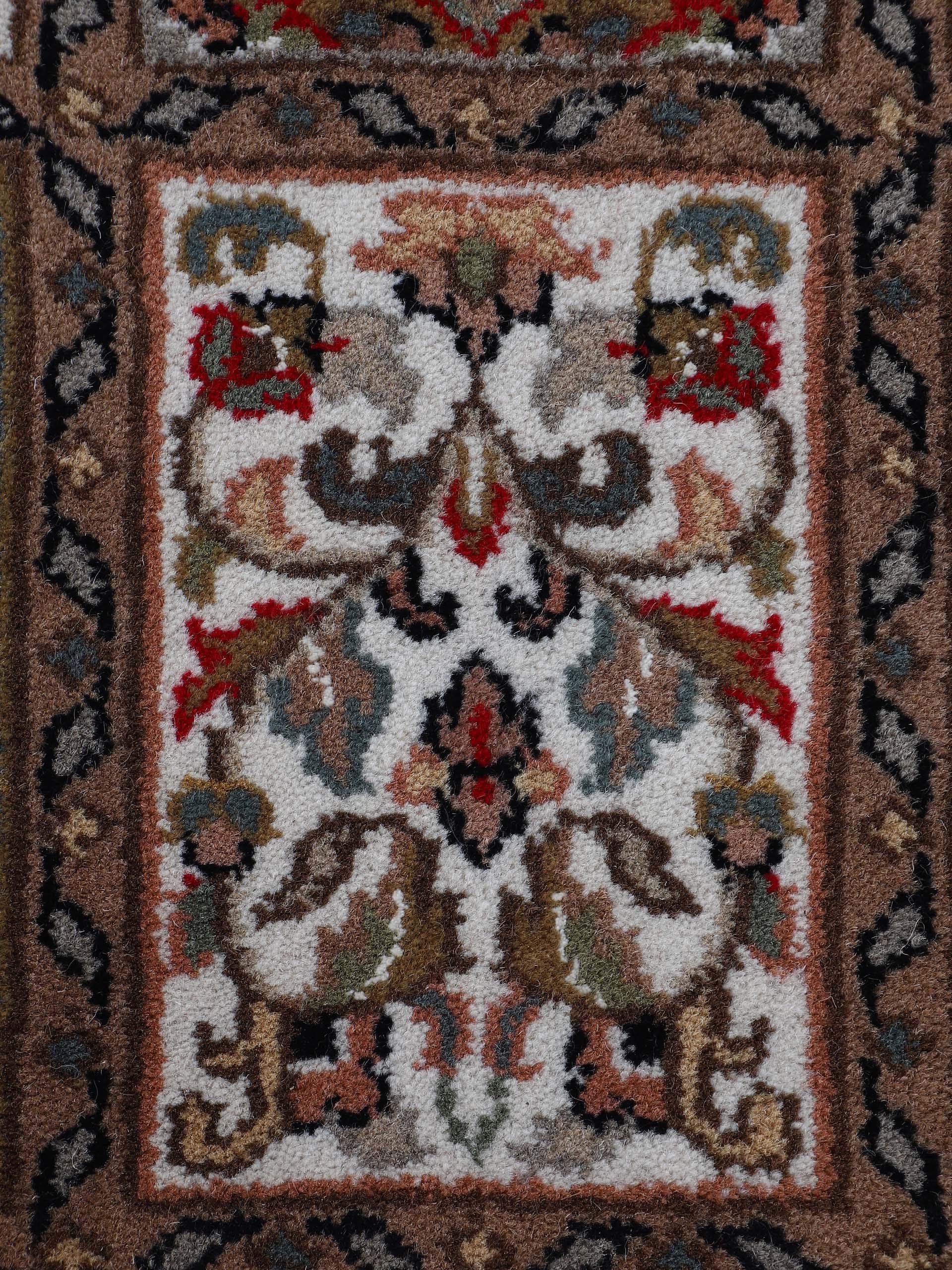 carpetine-bakhtiar-teppich-l-ufer-rot-80x300-cm-handgekn-pft-wolle-baumwolle-f-r image 7