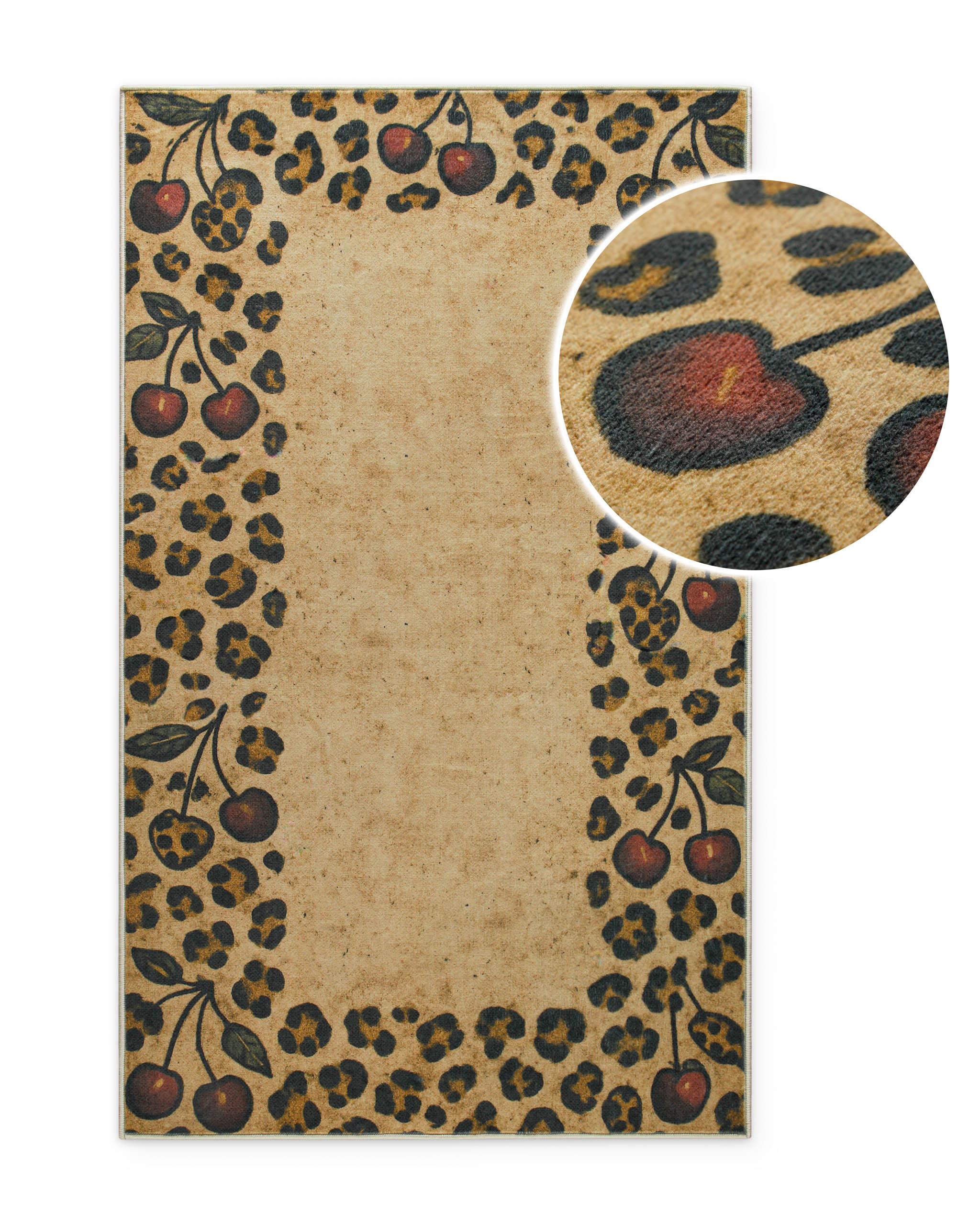 weconhome-badteppich-catwalk-sand-gelb-vintage-animal-print image 8
