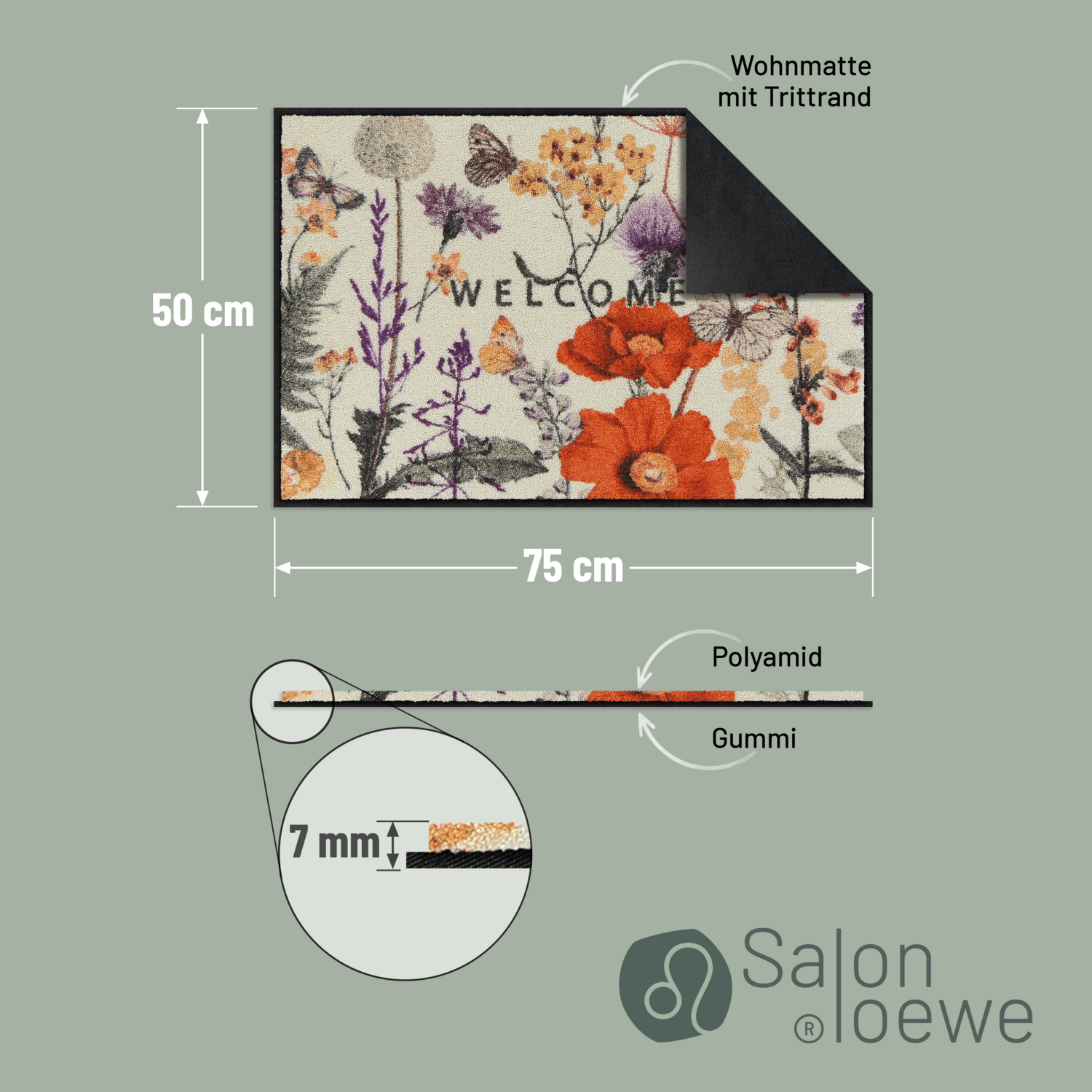 salonloewe-late-summer-eingangsmatte-50-x-75-cm-fu-matte-mit-blumen-und-schmette image 4