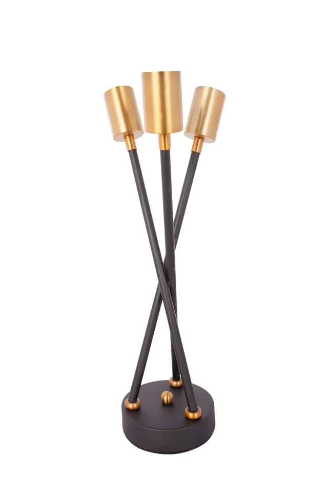 kayoom-tischlampe-cantus-610-schwarz-eisenlampe-20-x-20-x-45-cm image 1