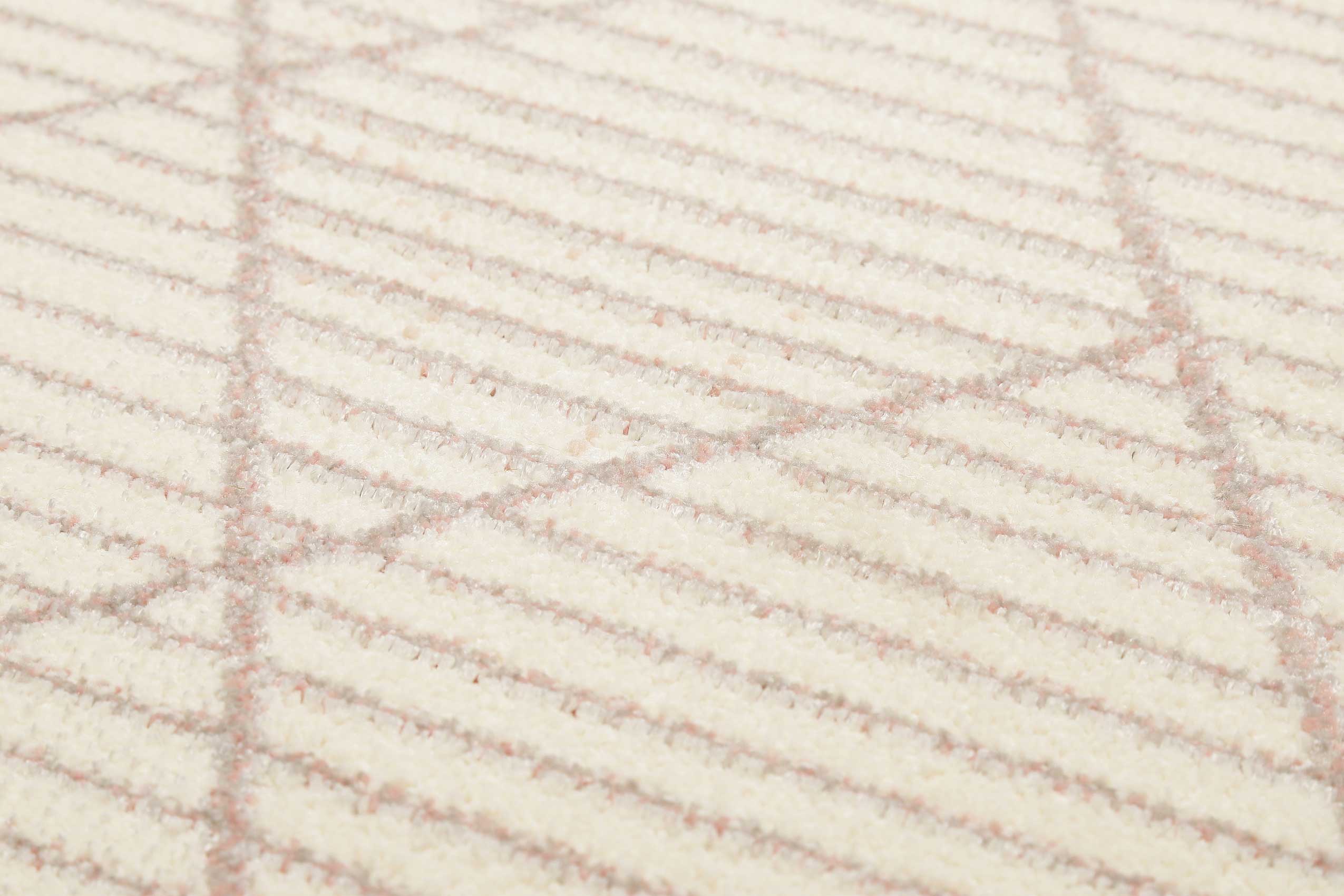 weconhome-velvet-walk-teppich-rosa-creme-grau-kurzflor-gewebt image 5