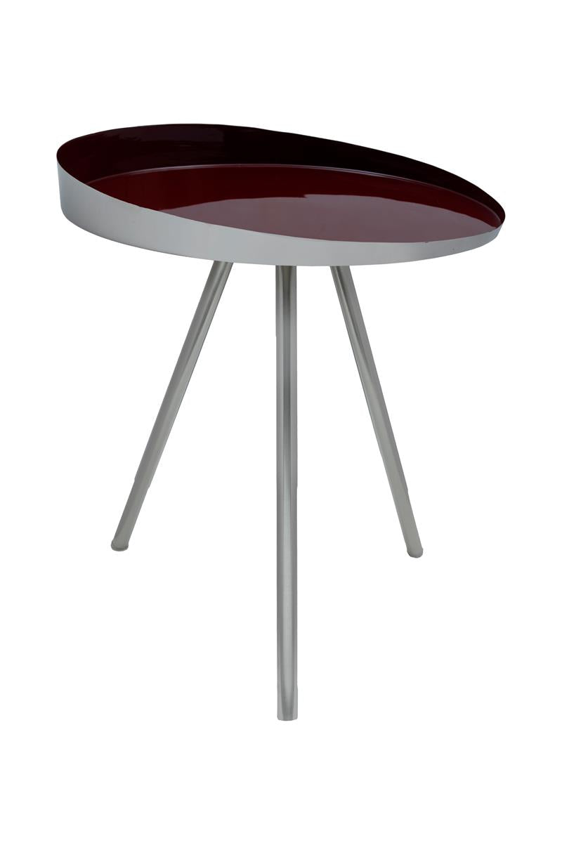 kayoom-beistelltisch-morrison-725-runder-retro-tisch-aus-metall-mit-hohem-rand image 2