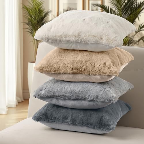paco-home-kissenbezug-kunstfell-2er-set-beige-flauschig-waschbar image 8