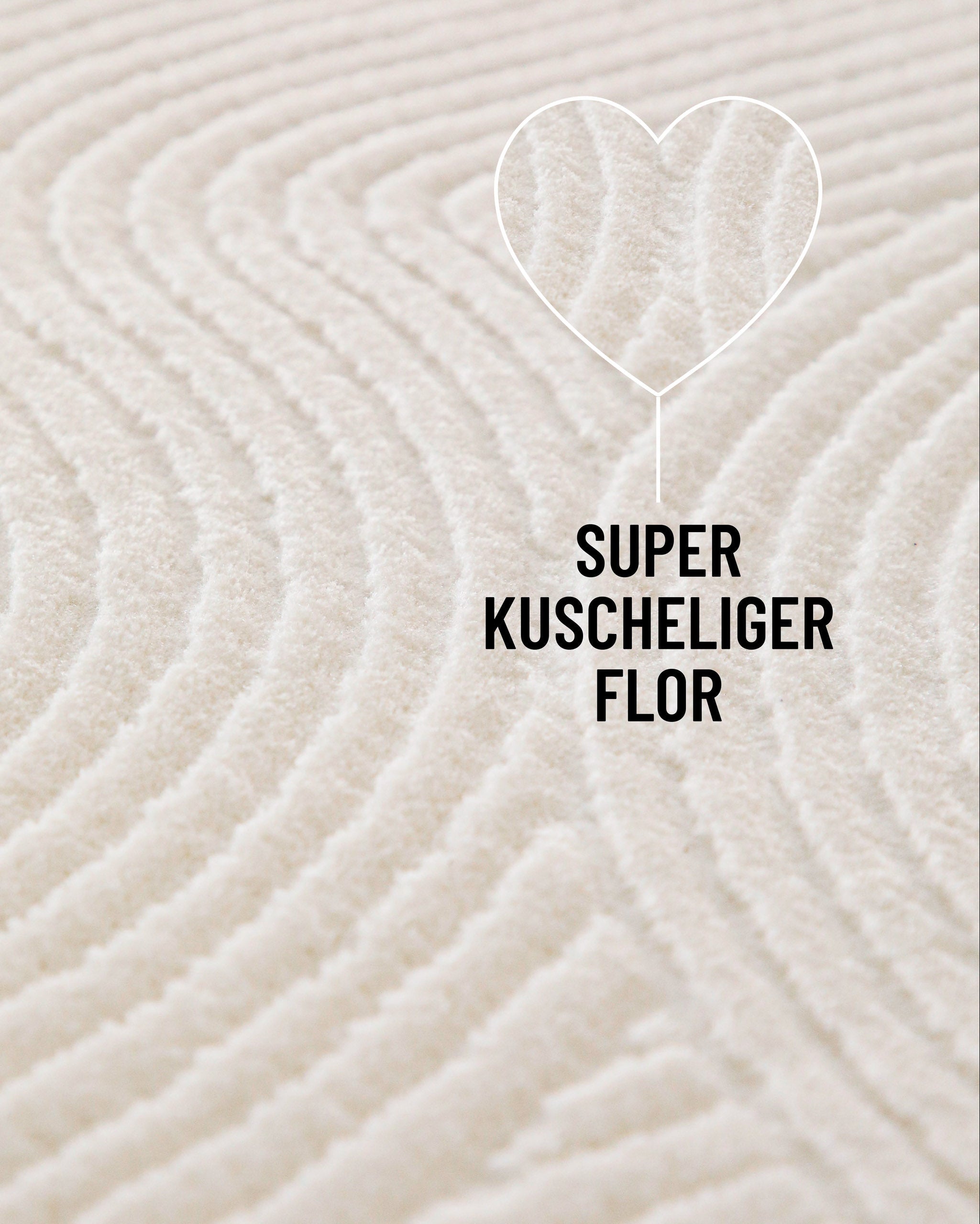 weconhome-kurzflorteppich-nuuk-arc-getufteter-teppich-in-creme-wei-mit-hoch-tief image 6