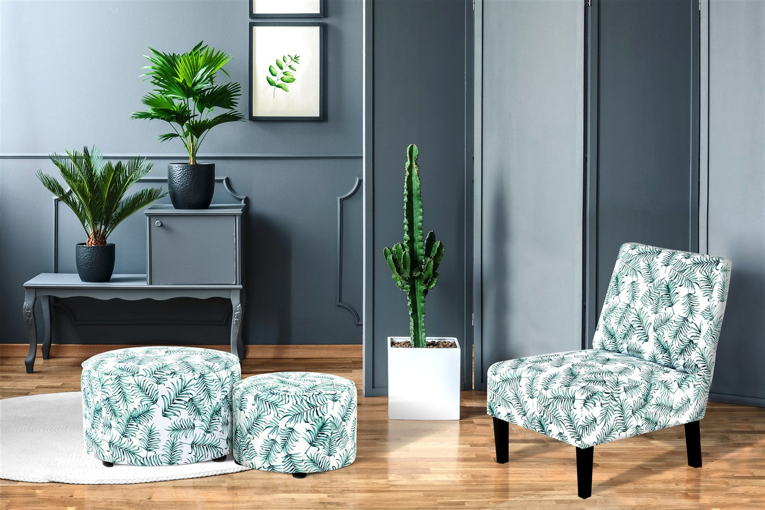 kayoom-indira-210-design-stuhl-gepolstert-hohe-r-ckenlehne-gemustert image 8