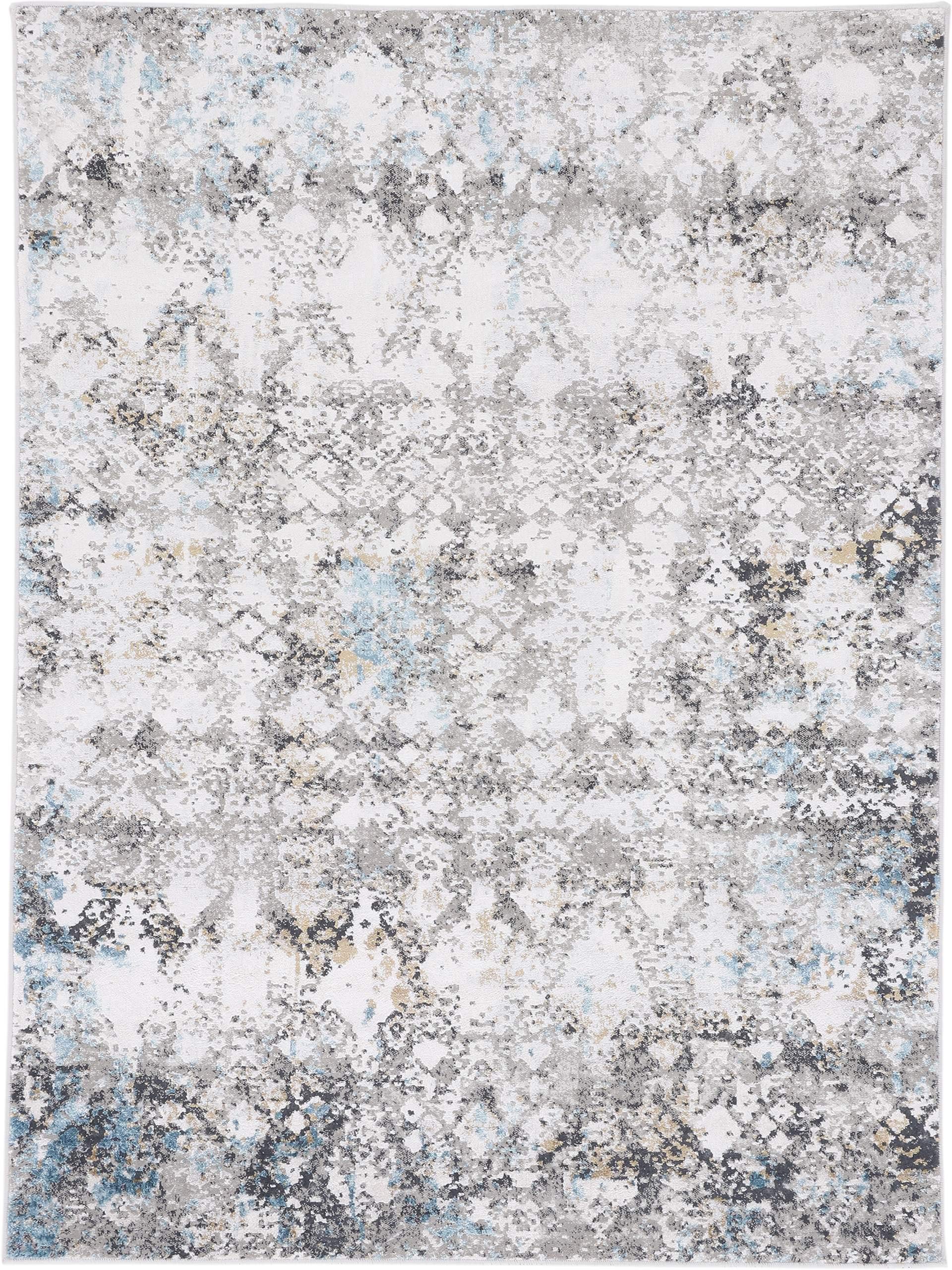 carpetfine-gusto-teppich-grau-160x230-cm-rechteckig-aus-viskose-polyester-mix-f- image 1