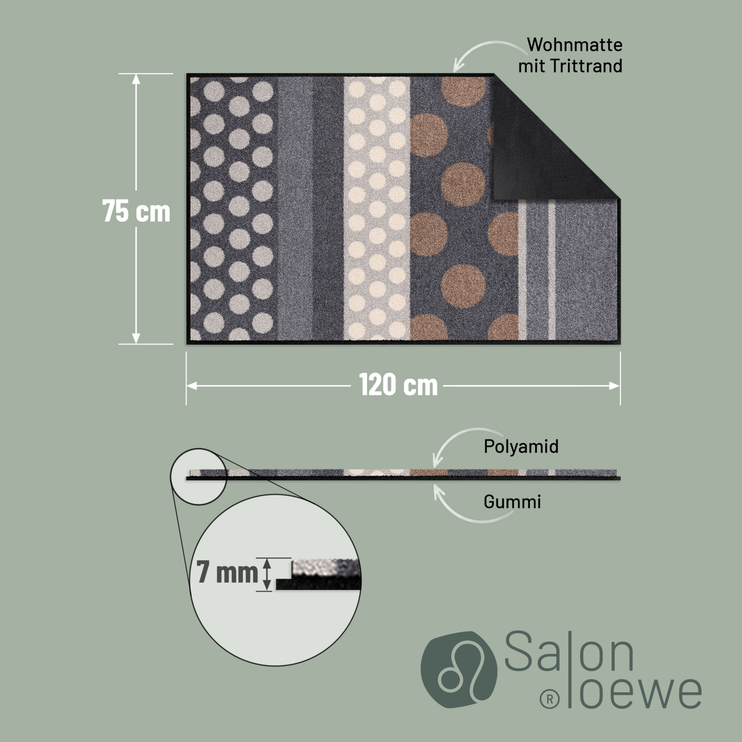 salonloewe-glamour-dots-grau-teppich-75-x-120-cm image 4