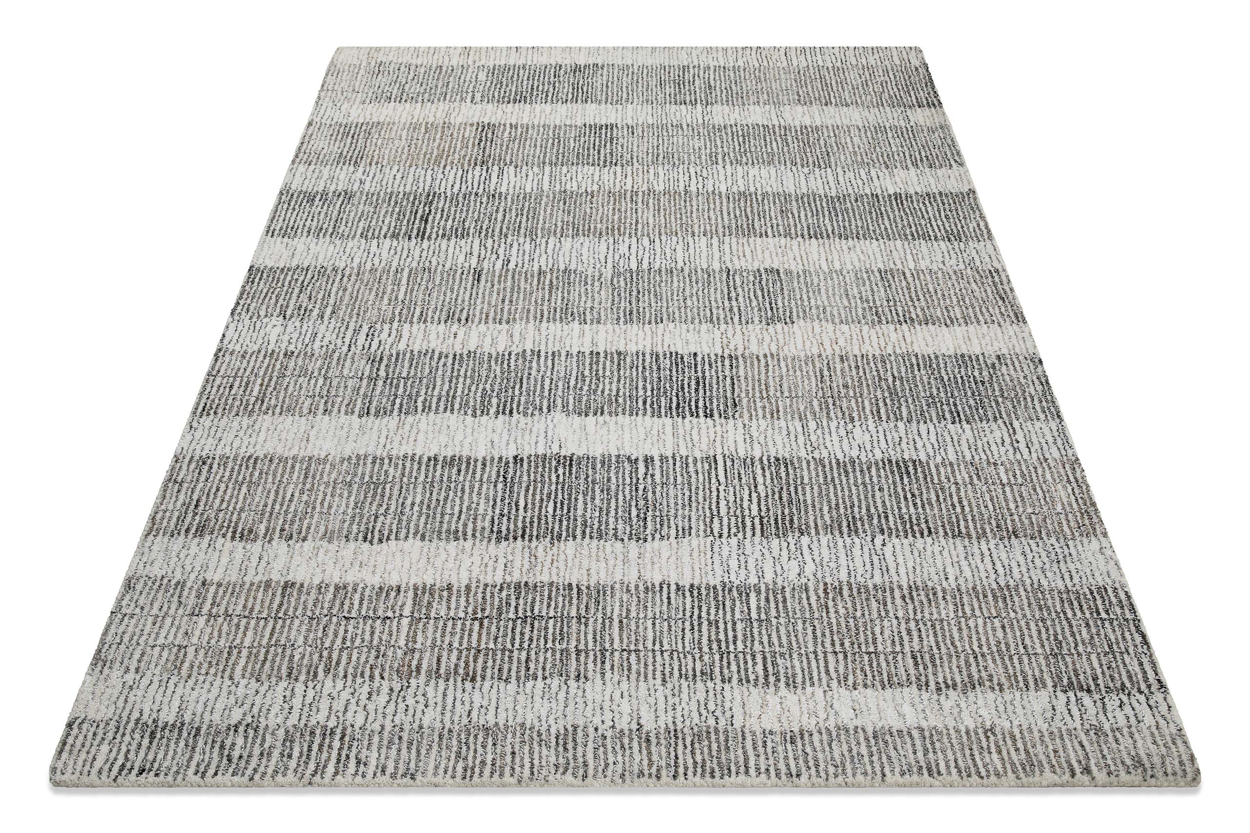 weconhome-hamptons-forty-kurzflorteppich-beige-grau-handgetuftet-fasermix image 7