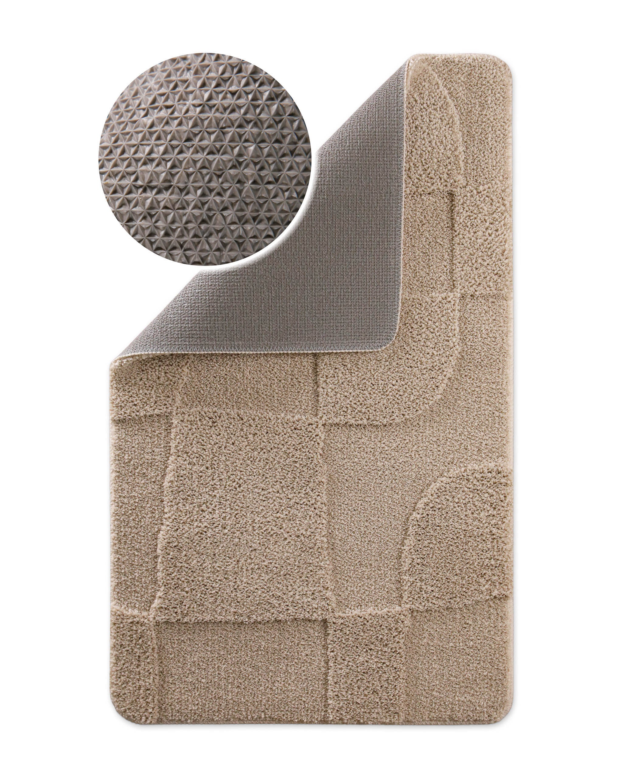 weconhome-bathking-davie-badteppich-sand-beige-rutschhemmend-waschbar image 4