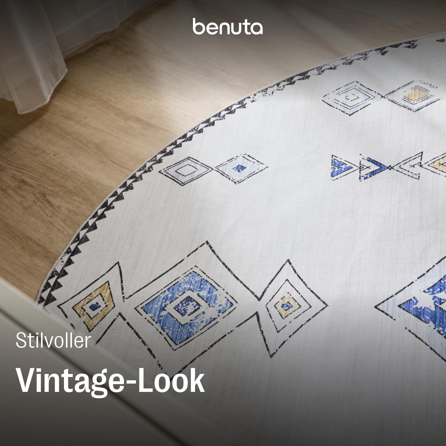 benuta-basic-george-waschbarer-teppich-beige-multicolor-120-cm-rund image 2