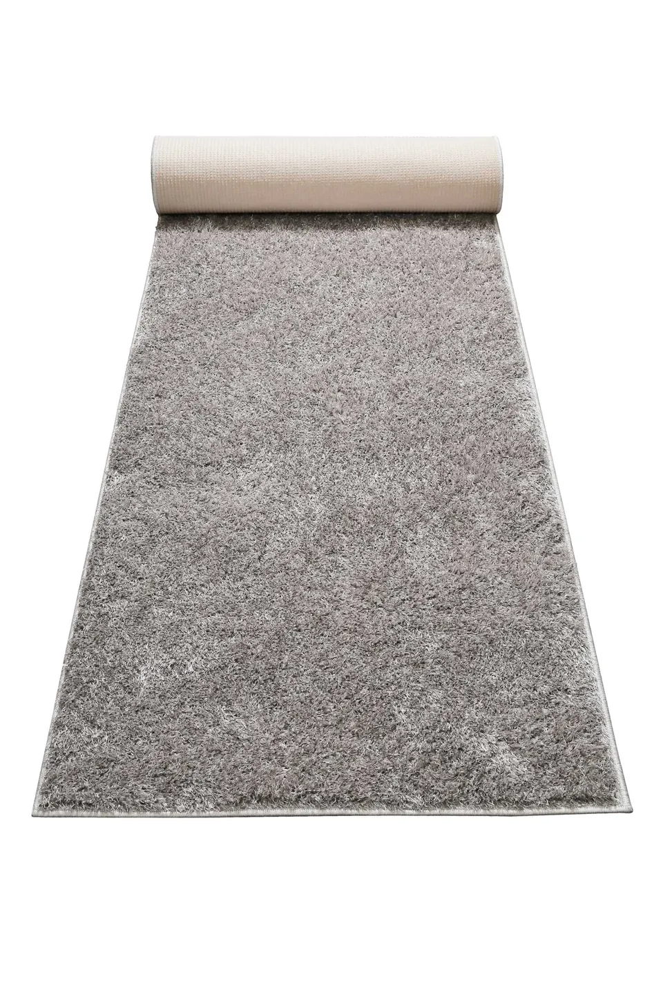 weconhome-fanny-hochflor-teppich-grau-waschbar image 1