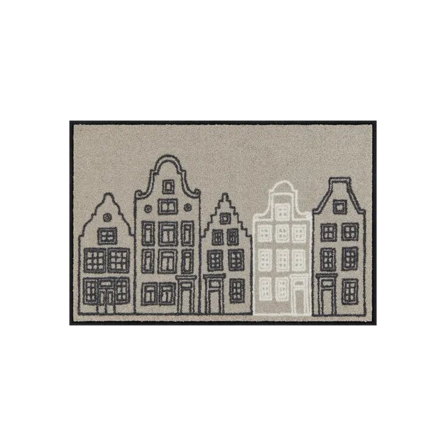 salonloewe-city-life-eingangsmatte-50-x-75-cm-stadtmotiv-polyamid-waschbar-trock image 1