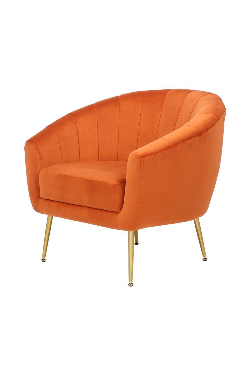 kayoom-sessel-doreen-125-retro-sessel-mit-samtbezug-und-ziern-hten image 1