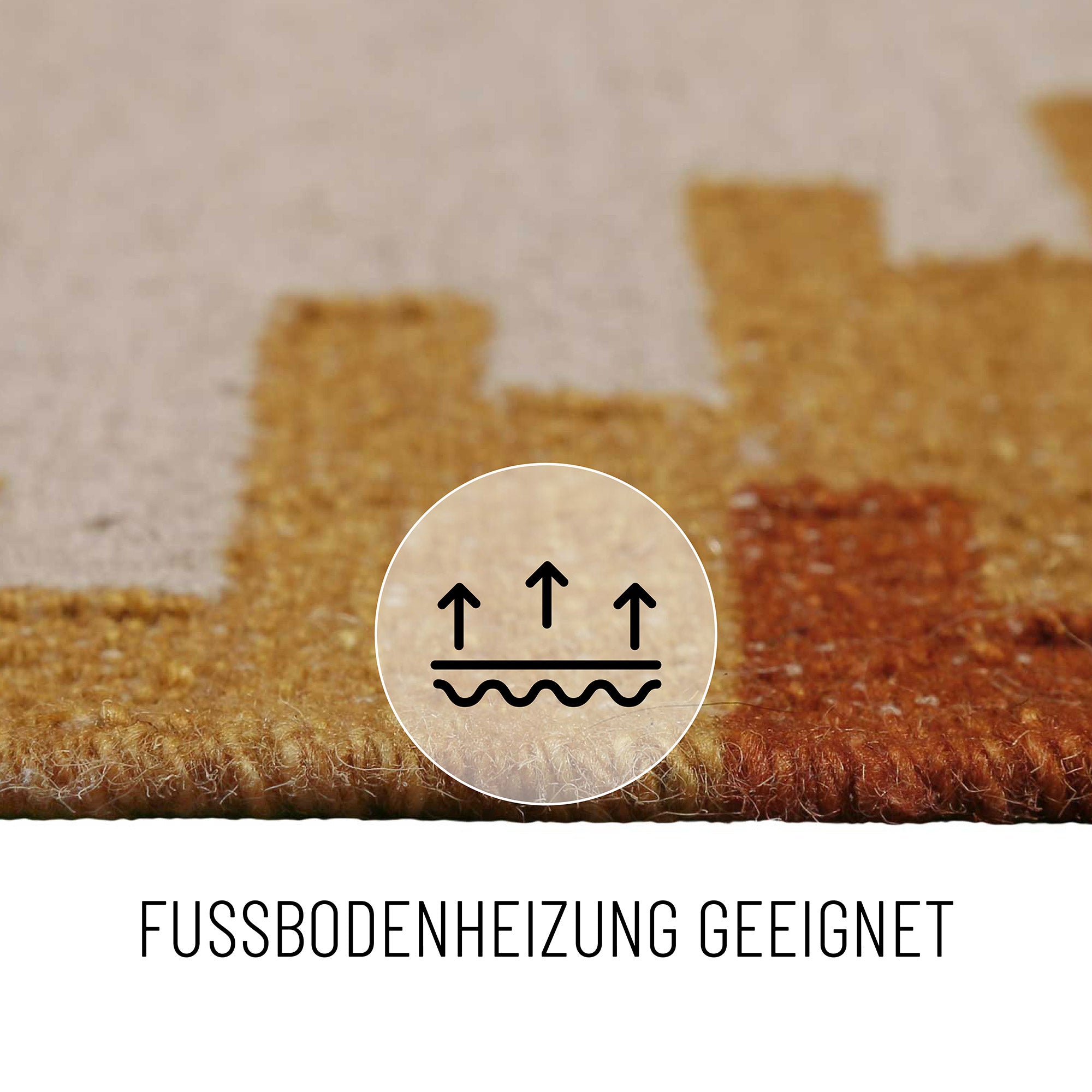 weconhome-belle-green-looop-kelim-teppich-wolle-beige-ocker image 8