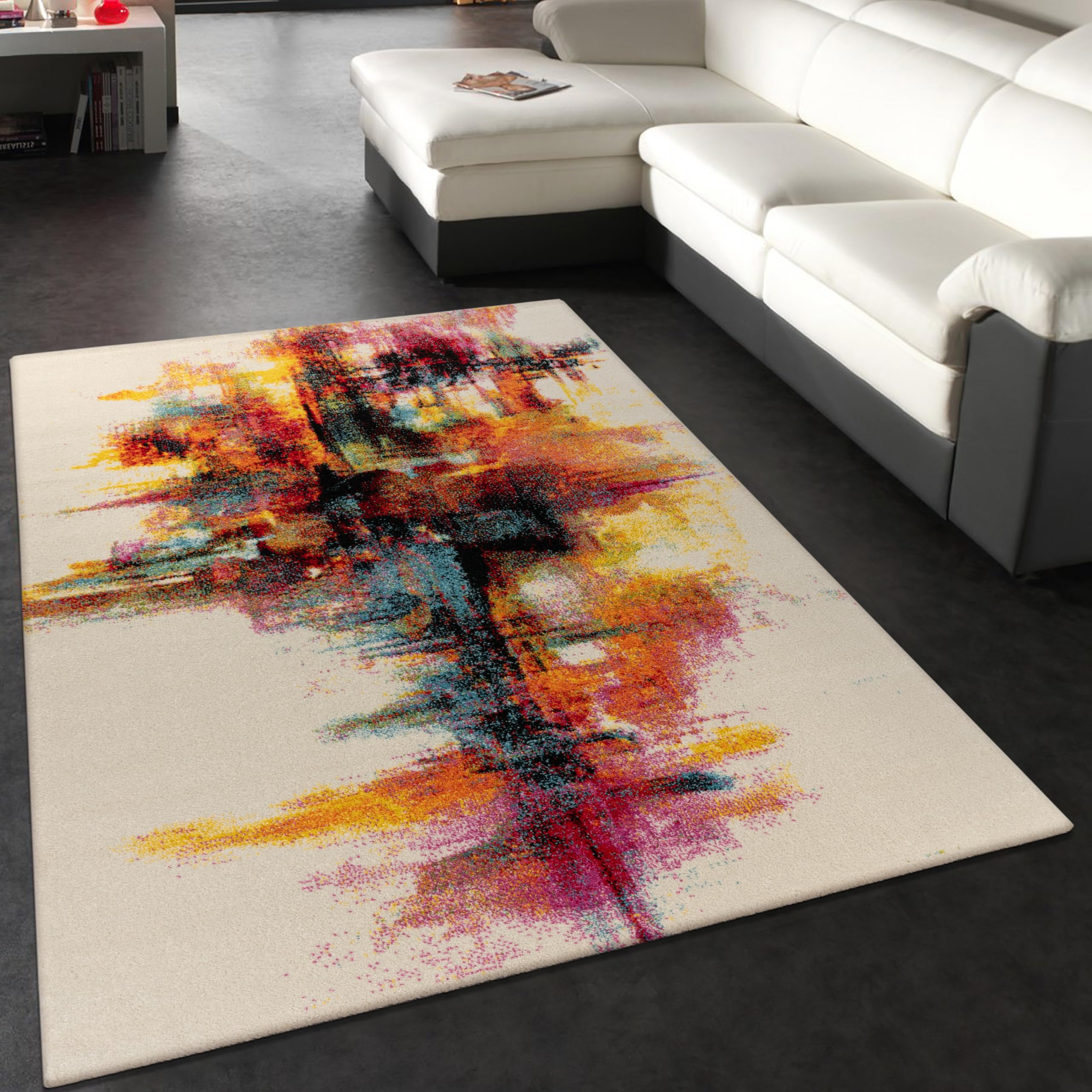 paco-home-kurzflor-teppich-modern-vintage-bunt-120x170-cm-abstrakte-muster-polyp image 7