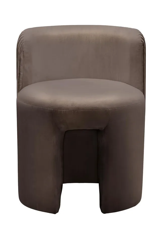 kayoom-hocker-curvy-125-runder-sitzhocker-mit-r-ckenst-tze-samtbezug-und-plissee image 1