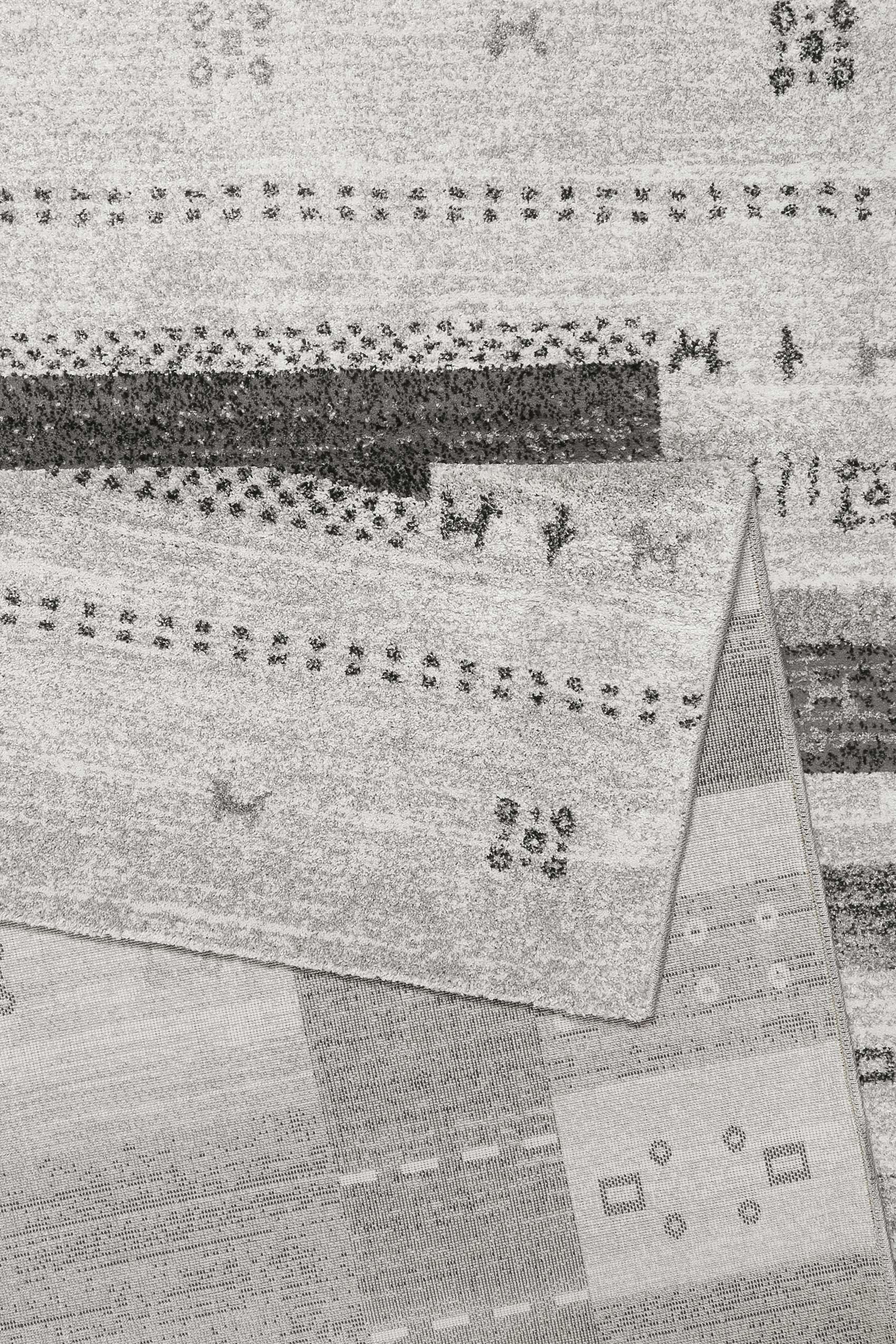 weconhome-kurzflor-teppich-igor-grau-silber-eckig-gewebt image 3