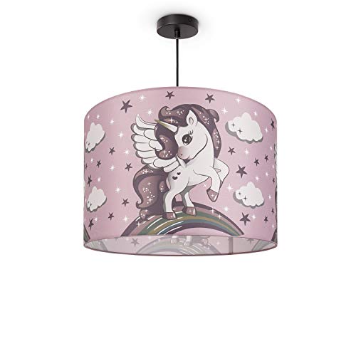 paco-home-volta-kinder-pendelleuchte-einhorn-pink-45-5-cm-e27 image 8