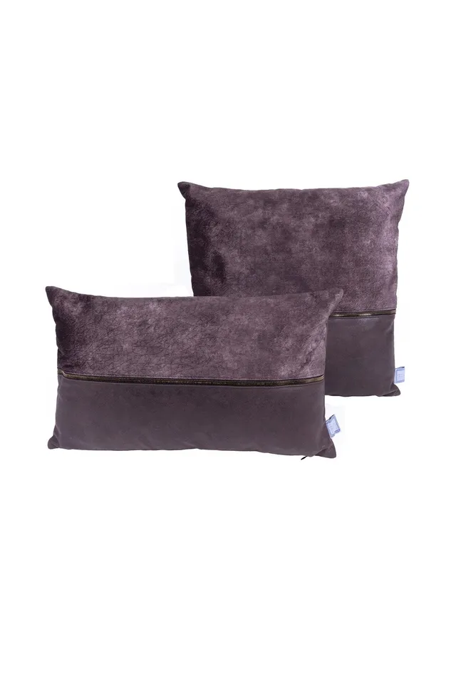 kayoom-dekokissen-picco-125-2er-set-kunstleder-dekorativer-rei-verschluss image 1