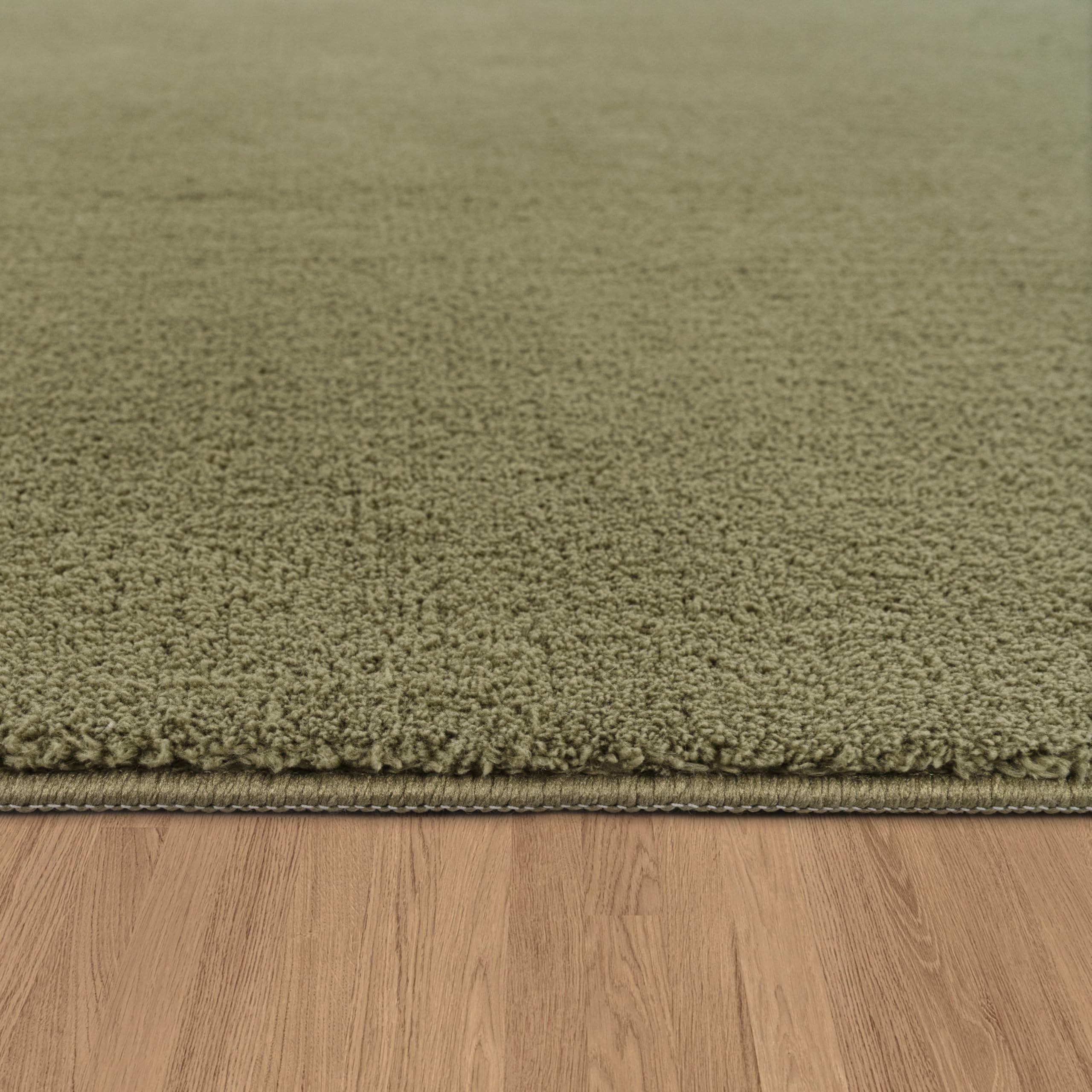 paco-home-kuschelteppich-kurzflor-80x300-cm-hellgr-n-waschbar-flauschig-rutschfe image 2