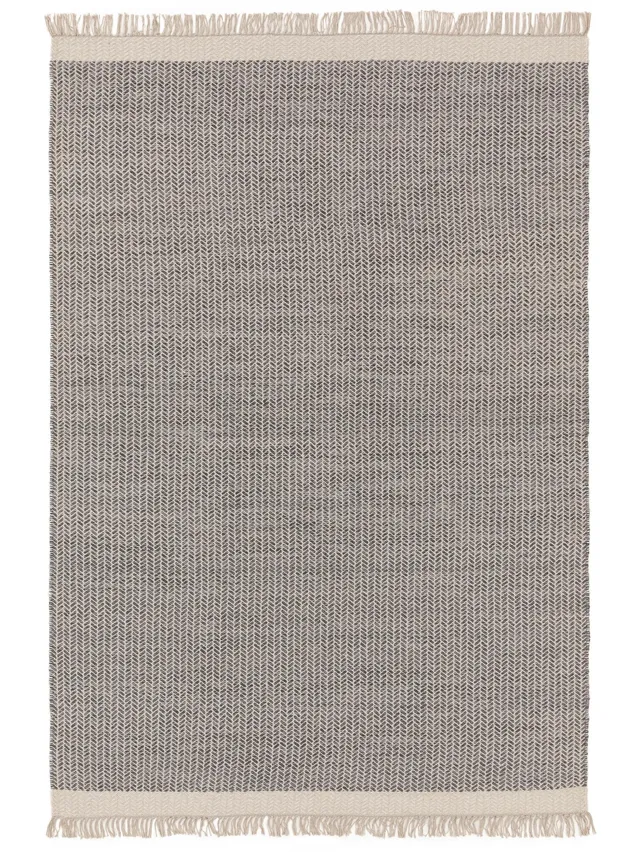 benuta-pure-wollteppich-kim-grau-120x170-cm-ikat image 1