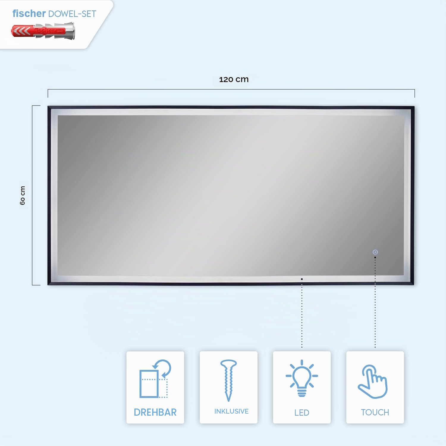 paco-home-badspiegel-mit-beleuchtung-rechteckig-120x60cm-ip44-touch-typ-8 image 5